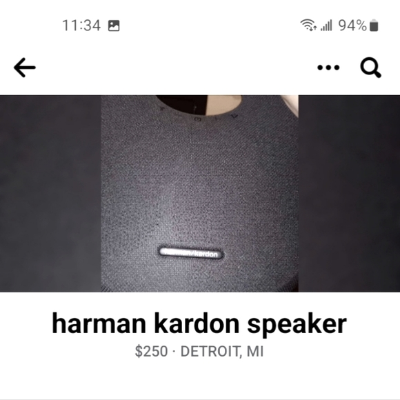Harmon kardon speaker bluetooth - Picture 1 of 1